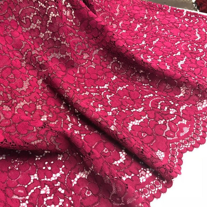 Scallop Edge Wave Lace Fabric for Women's Wear Wholesale Supplier 10